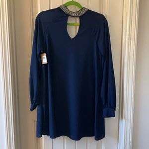 Navy Shift Dress